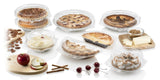 Low Dome 8" Plastic Clamshell Pie Container - Case of 200 - #SLP108