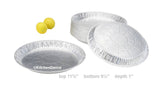 12" Shallow Disposable Aluminum Pie Pan -  Case of 500  #1243