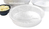 9" Round Carryout Pan with Plastic Dome Lid - Case of 500 - #290P