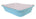 3.75 lb. Colored Carryout Foil Pan with Board Lid - Case of 500 - #3227L