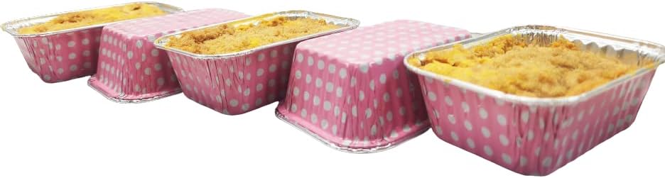 Colored Aluminum Foil 6 Ounce Mini Loaf Pan - Case of 2000  #4004NL