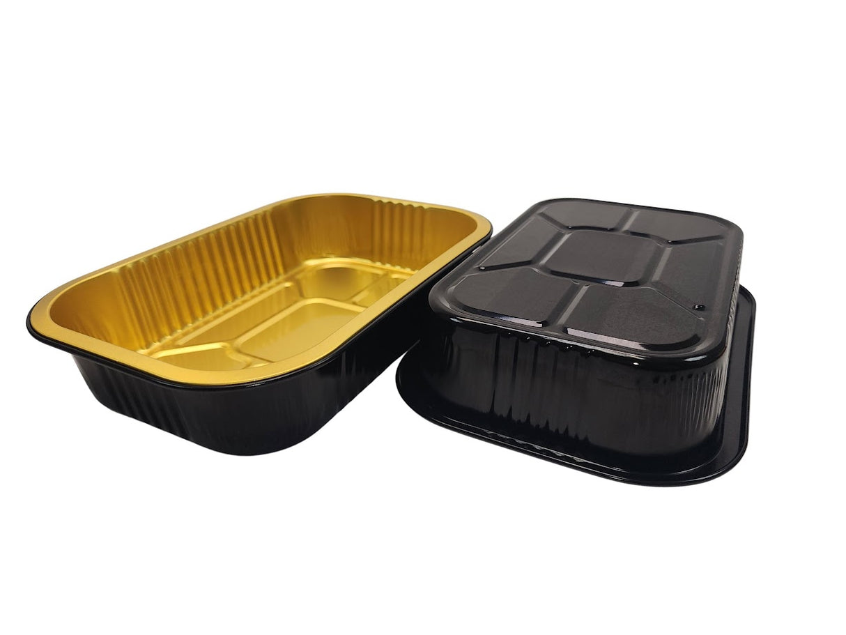 11" x  7" Colored Heavy Aluminum Entrée Pan - Case of 200 - #A71NL