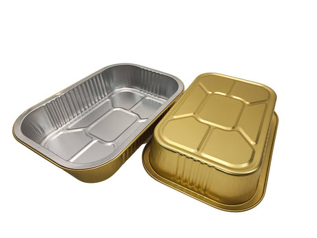 11" x  7" Colored Heavy Aluminum Entrée Pan - Case of 200 - #A71NL