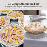 9" Disposable Aluminum Foil Pie Pan - Extra Deep - Case of 500 - #940