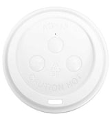 Prime Source White Lid for 10/12/16/20/24 Ounce Coffee Cups - Case of 1000