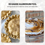 D & W Fine Pack 8" Disposable Aluminum Foil Pie Pan - Deep - Case of 1000  #816