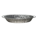 KitchenDance 8" Heavyweight Disposable Aluminum Pie Pan - Case of 200 - #-841