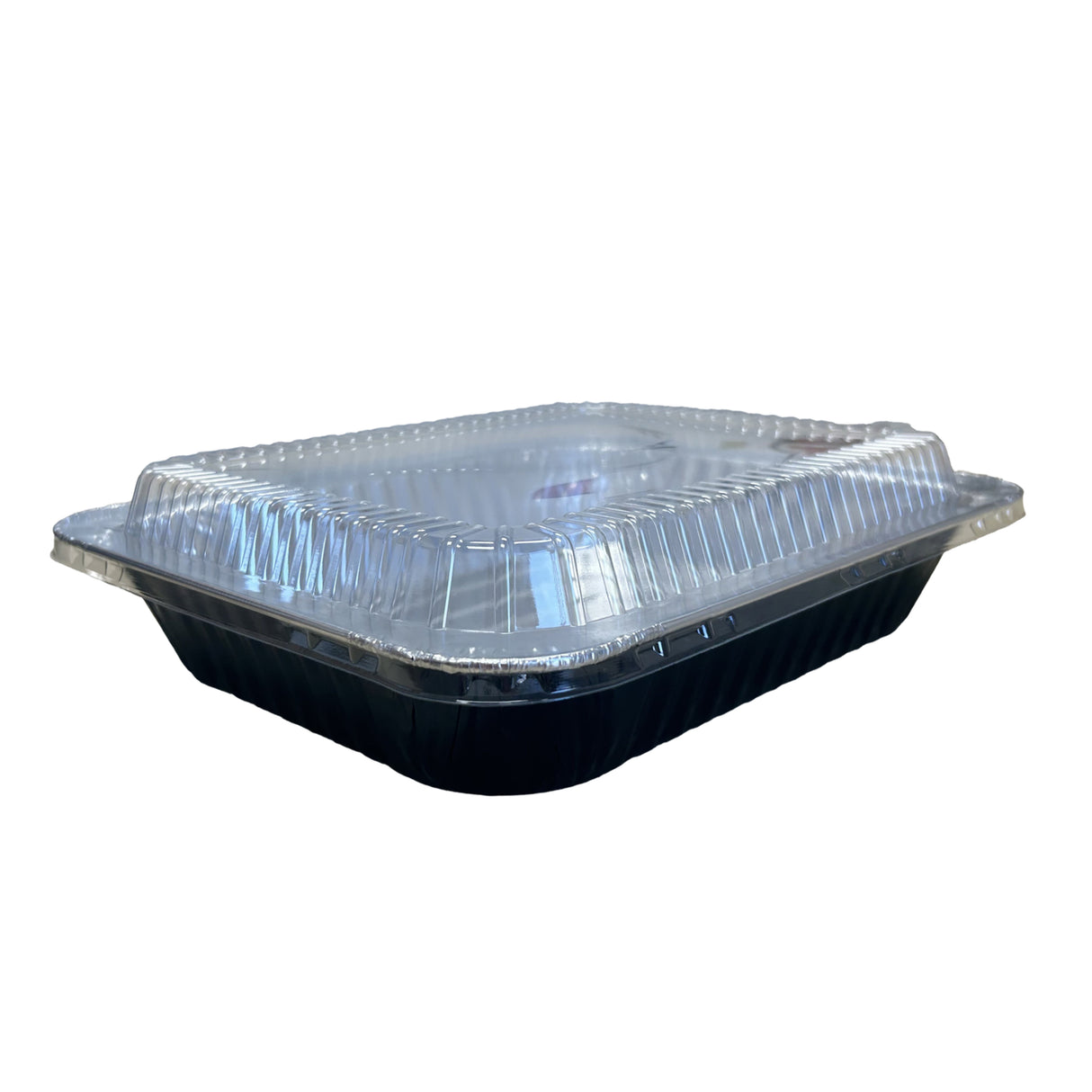 Half Size Colored Disposable Steam Table Pans with Plastic Dome Lid -  Case of 200 - #53900P